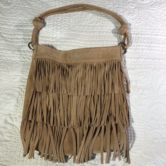 Maurizio Taiuti Bags Maurizio Taiuti Italian Leather Fringe Bag Nwot